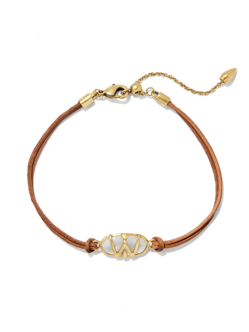Yellow Rose by Kendra Scott x Wrangler® Elaina Vintage Gold Corded Bracelet
